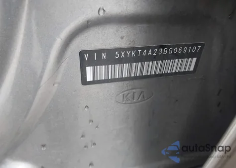 2011 Kia Sorento Lx V6 from USA, damaged, VIN 5XYKT4A23BG069107